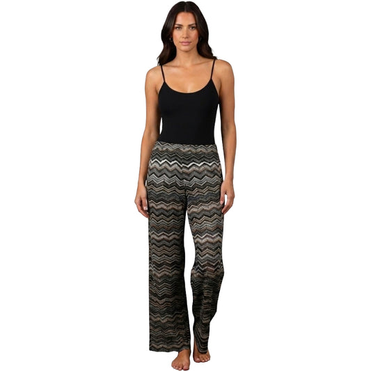 Chevron Mesh Women's Cover-Up Pants
