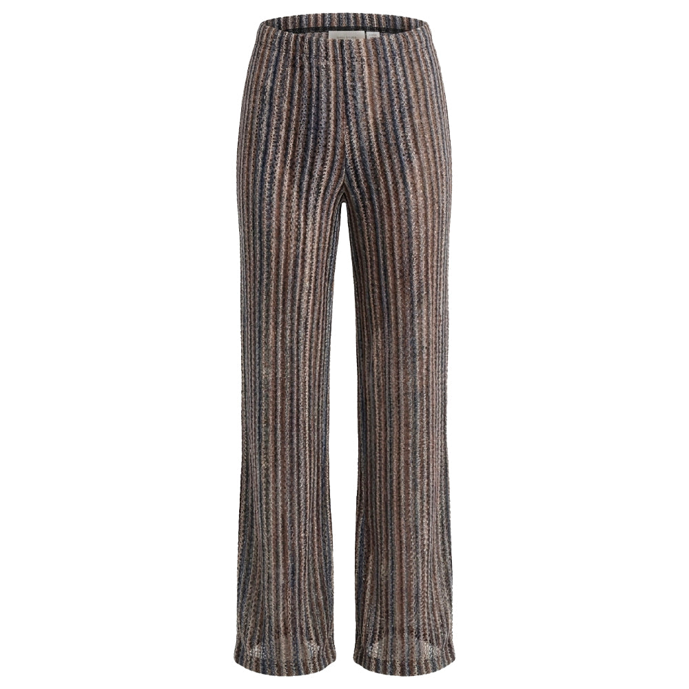Sheer Wide-Leg Cover-Up Pants